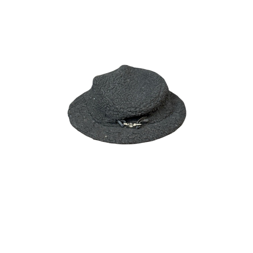 Lululemon Women's Hat Textured Fleece Bucket Adjustable Black S/M